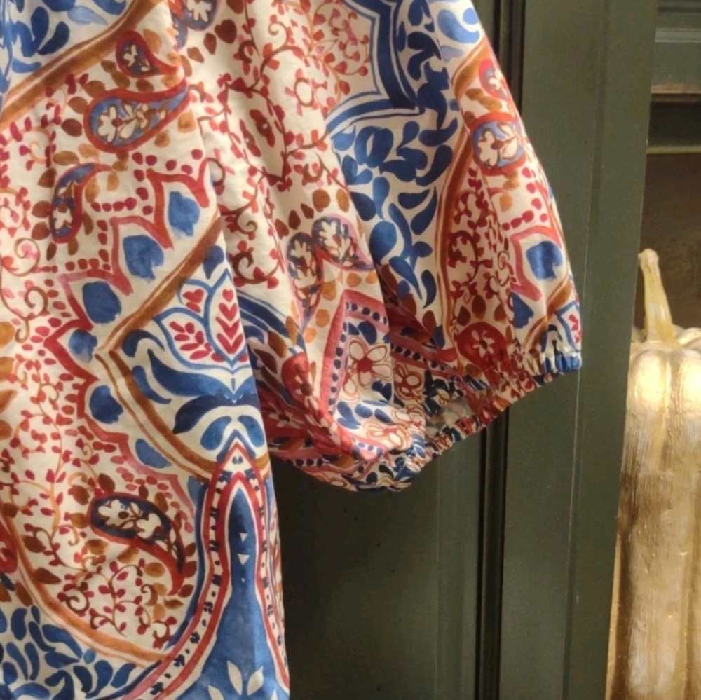 Xirena Multicolor Patterned Blouse - image 6